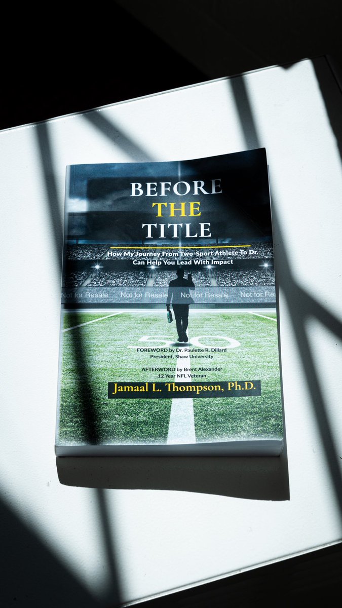 It’s official 📖 My book Before the Title is OUT NOW.

This isn’t just my story — it’s a playbook on leadership, resilience, and embracing the bottom.

Grab your copy today 👇🏾

amazon.com/Before-Title-J…

#BeforeTheTitle #Leadership #NewBook