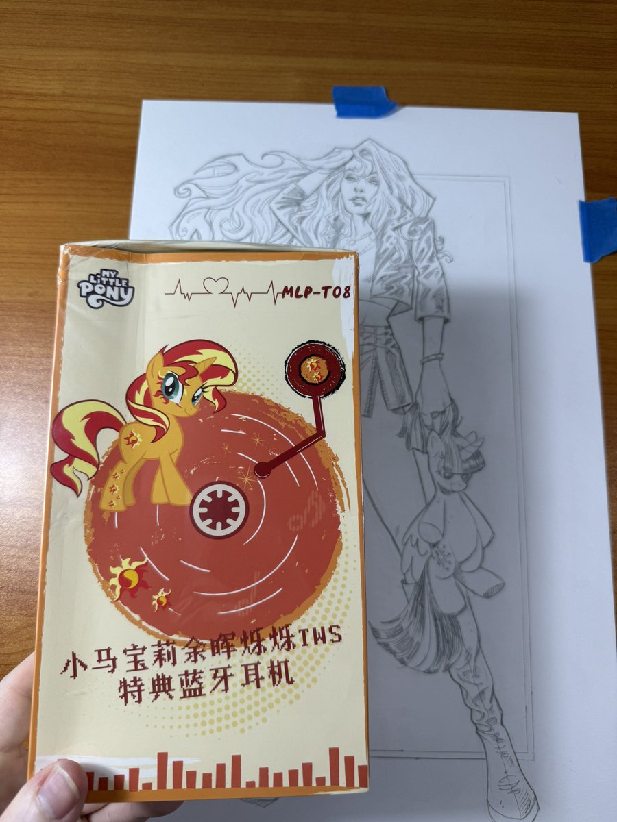 Andy Price at BABSCON San Francisco (@andypriceart) on Twitter photo Hey <a href="/EverfreeNW/">Everfree Northwest</a> ! Available at my table, an 11x17 Sunset Shimmer original paired with an unopened SS #mlp Bluetooth headset, only available in China! Come n git her! Hey <a href="/EverfreeNW/">Everfree Northwest</a> ! Available at my table, an 11x17 Sunset Shimmer original paired with an unopened SS #mlp Bluetooth headset, only available in China! Come n git her!
