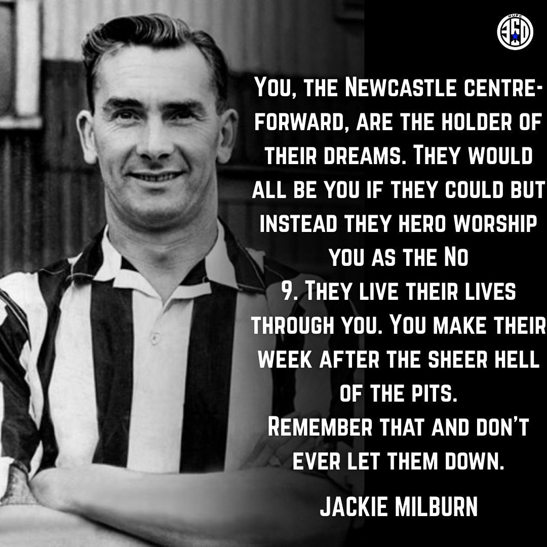 Wise words from a number 9 who knew exactly what it meant to play for Newcastle United.

#NUFC