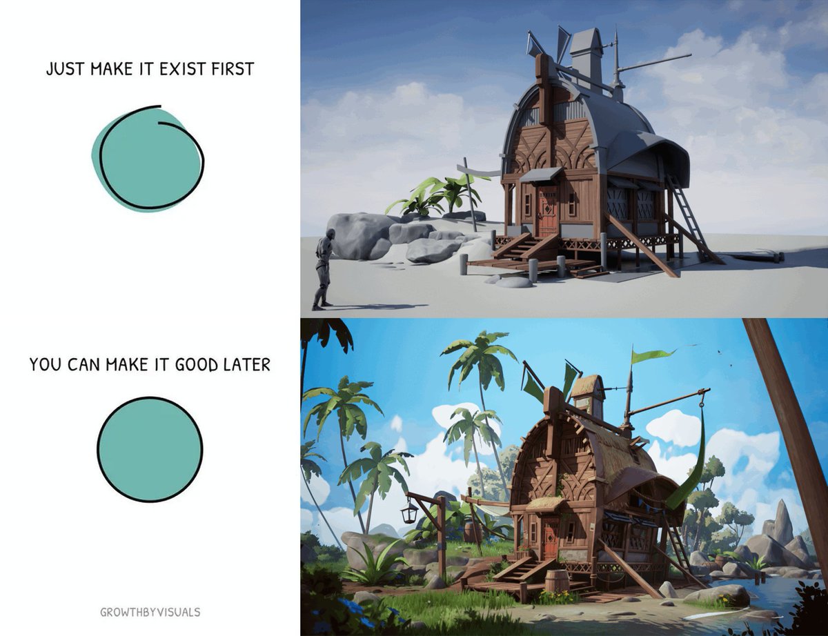 VincentBcht_3D's tweet photo. Just make it exist first, you can make it good later https://t.co/ov7rMbsNvw