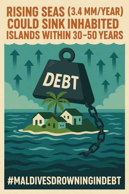 Analysts warn: default could mean ports or airports transferred to Zhina’s hands for decades. A “loan” today becomes tomorrow’s surrender. #MaldivesDrowningInDebt