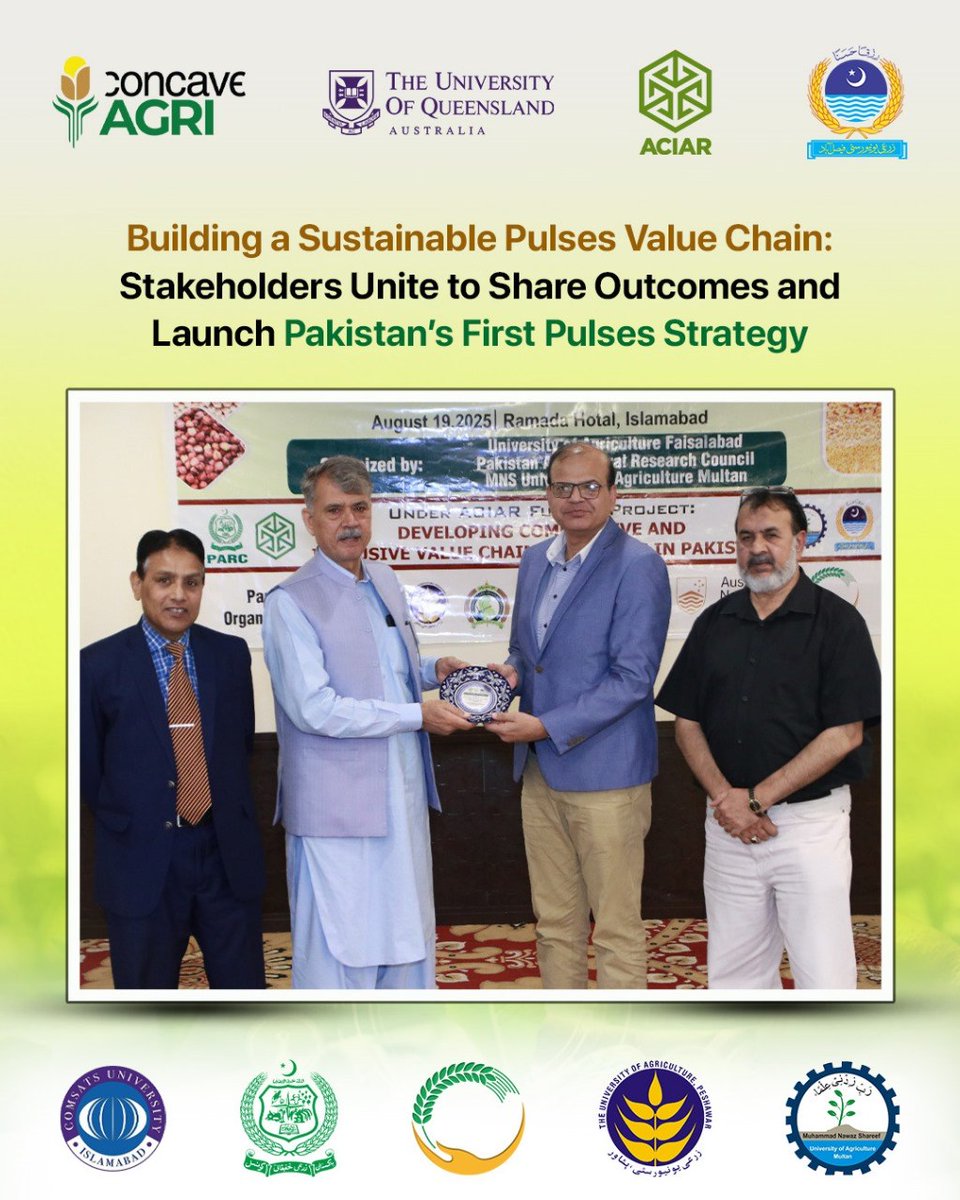 Concave_Agri's tweet photo. Concave AGRI joined partners at the Pulses Strategy events in Islamabad to shape Pakistan’s pulses future
https://t.co/d0EPx5CYDT | Helpline: 051-111-547726
#ConcaveAGRI #PulsesValueChain #PIDS #DigitalFarming https://t.co/5hmCvXpie0