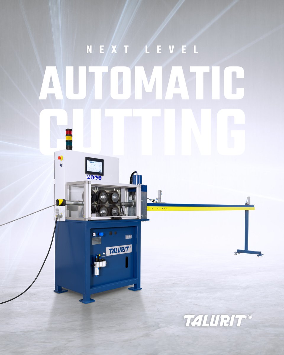 Introducing the Talurit® LKA 30 PS 🤩 The latest addition to our cutting machine portfolio that takes productivity, accuracy &amp; ease of use to the next level. ✔ Full details available at talurit.com/news | #Talurit #wirerope #rigging #lifting