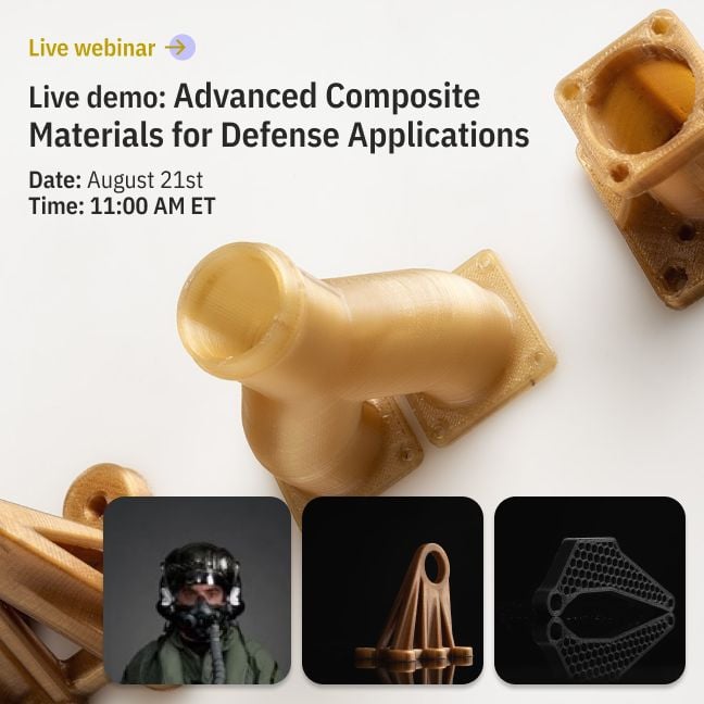 ⏰ Tomorrow: see how defence teams are printing stronger, lighter, faster parts with <a href="/Ultimaker/">UltiMaker</a> + Tectonic-3D. 

📅 21 Aug | 🕓 4pm BST
Advanced composites, mission-ready parts, zero delays.

👉eu1.hubs.ly/H0mspnS0

#3DPrinting #DefenceTech #AdditiveManufacturing