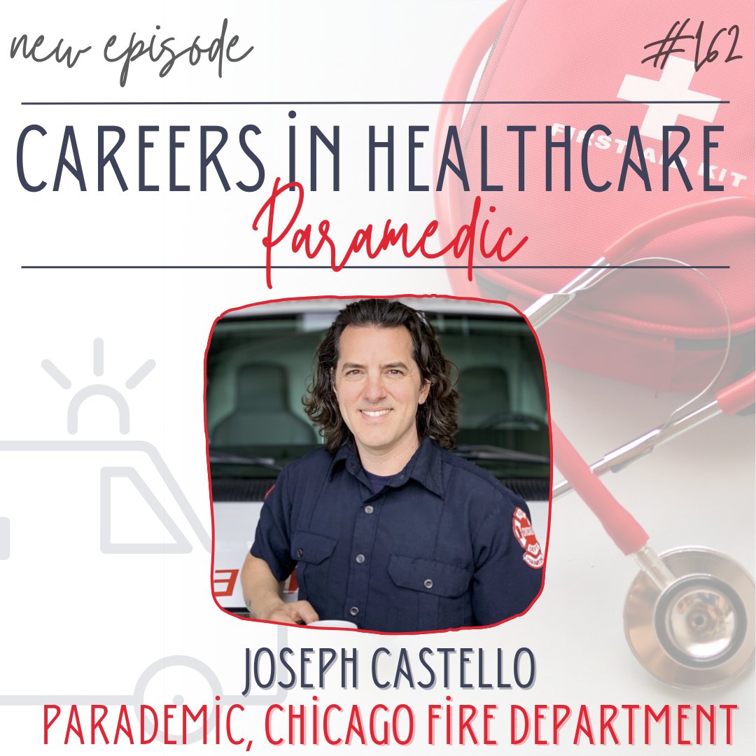 We spoke with <a href="/ChicagoCfd/">CFD | Chicago Fire Department</a> #paramedic Joseph Castello about his journey in emergency medical services and the role of paramedics in healthcare. He has also taught and served at <a href="/LoyolaChicago/">Loyola University Chicago</a> for the last 10 years. #careersinhealthcare <a href="/NAEMT_/">Nat'l Assoc of EMTs</a>

open.spotify.com/episode/1YPMGG…
