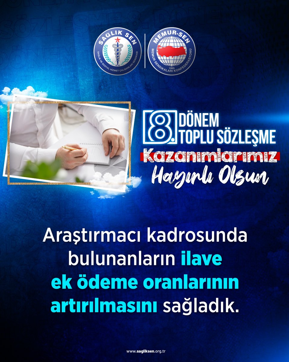8. Dönem Toplu Sözleşme Kazanımlarımız
⤵️⤵️⤵️⤵️⤵️