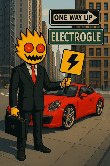 Henryxnett's tweet image. Something is brewing, it's coming also check out an Electrifying Gem in #Electrogle

#Electrogle Ignites.

Shockwaves incoming. Brace yourself.

CA: 0x590e6A815eDe14bCc3E09149354f854f9e4aDE8B

The spark that fuels the meme revolution.