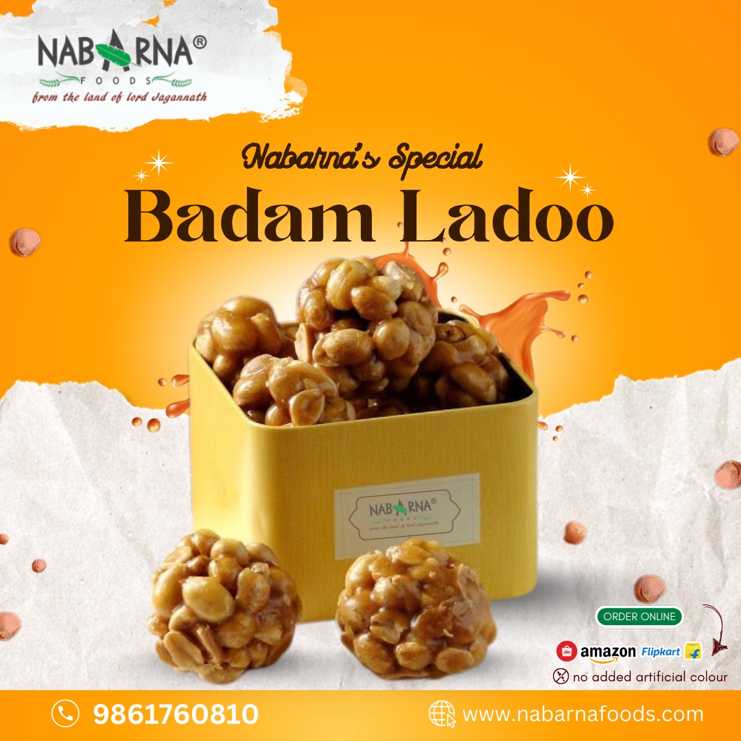 NabarnaF's tweet photo. Sweetness wrapped in the goodness of almonds – taste the magic of Badam Ladoo.
👉https://t.co/qFww9JNe6O
📞9861760810
#FishFryums #CrispyDelight #TastyTreats #CrunchyMunchies #SnackTime #badamladoo https://t.co/fELIjHYLNH