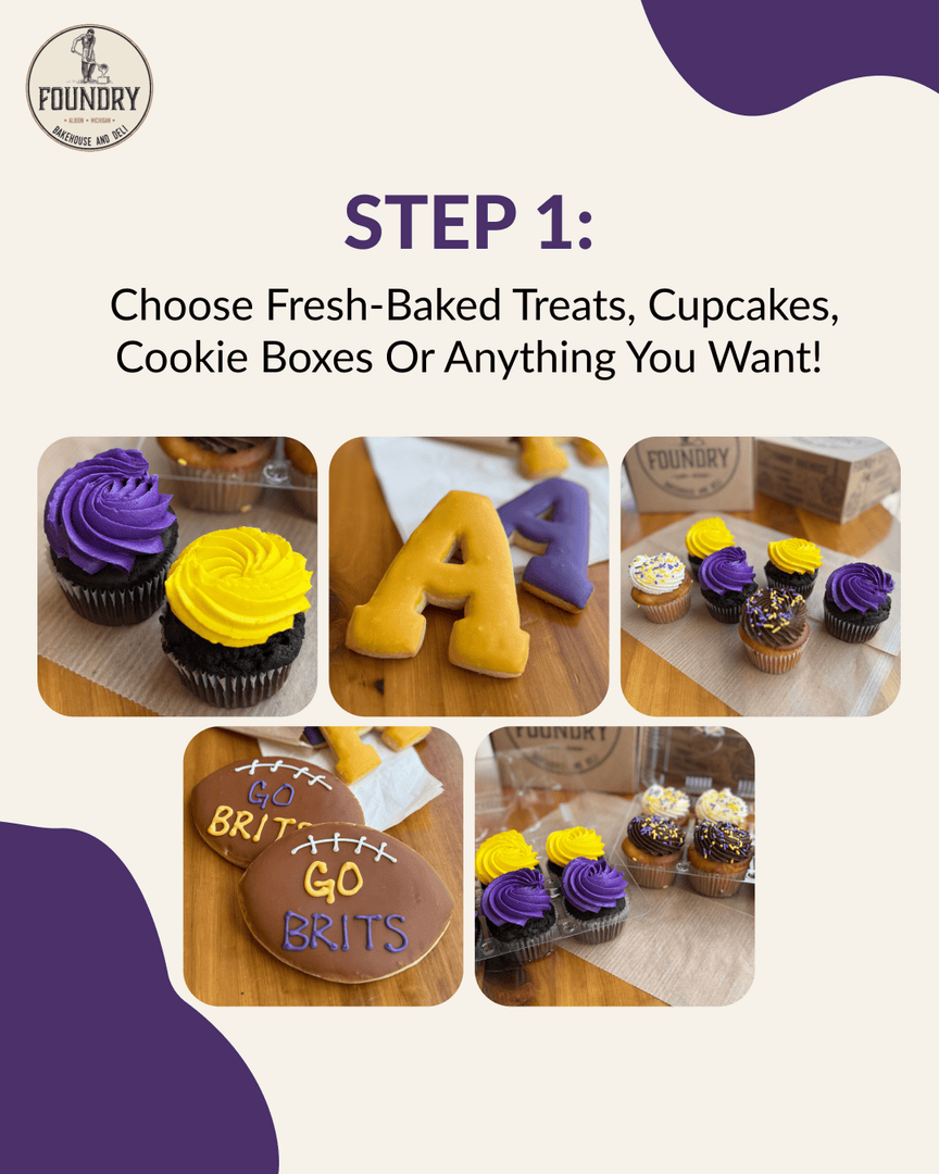 FoundryBake's tweet image. Send Sweet Surprises to Your Student! 🎉

Parents, brighten your student’s day with fresh-baked treats! 
Your student will love the thoughtful surprise! 💛

#CampusTreats #EasyOrdering #StudentLove #FreeDelivery #StudentSurprise #ParentLove #StudentLife #CampusLife