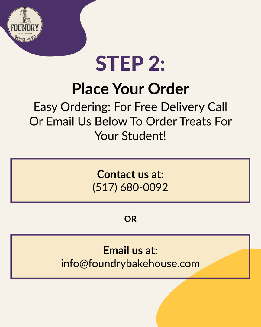FoundryBake's tweet image. Send Sweet Surprises to Your Student! 🎉

Parents, brighten your student’s day with fresh-baked treats! 
Your student will love the thoughtful surprise! 💛

#CampusTreats #EasyOrdering #StudentLove #FreeDelivery #StudentSurprise #ParentLove #StudentLife #CampusLife