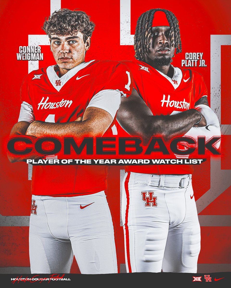 Primed for a strong return! ⏰ 

Conner and Corey named to the Comeback Player of the Year Award Watch List