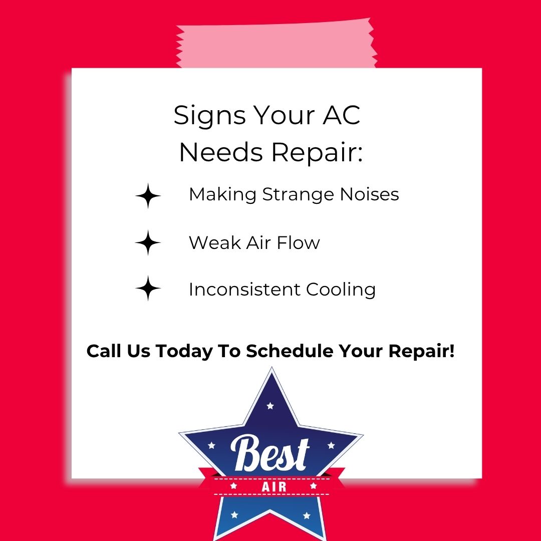 best_heating's tweet image. 🛠️ Don’t Ignore That Rattle
Strange sounds, weak airflow, or inconsistent cooling?
These are signs your system may need a tune-up—or worse, a repair. Don’t wait until it breaks. We’re here to help!

#HVACHelp #BestAirHeat #LivingstonTX #FixItFast