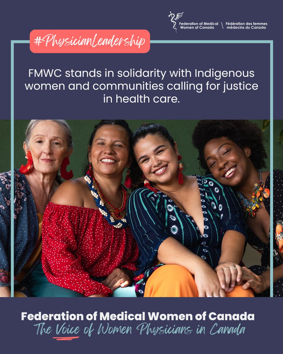 FMWC supports Indigenous-led care, physician training &amp; the TRC's Calls to Action.
Inclusion begins with accountability.
<a href="/dr_rdosanjh/">Ramneek Dosanjh</a> <a href="/DrMTByass/">Dr. Modupe Tunde-Byass</a> <a href="/Kim_G_Williams/">Dr. Kimberly Williams</a> @Smhernande <a href="/TrueNorthAid/">True North Aid</a> <a href="/IMSACIndigenous/">Indigenous Medical Students' Association of Canada</a> @IPACIndigenous <a href="/GCIndigenous/">GCIndigenous</a>  <a href="/UN_CSW/">United Nations CSW</a> #IndigenousHealth #FMWC #HealthEquity