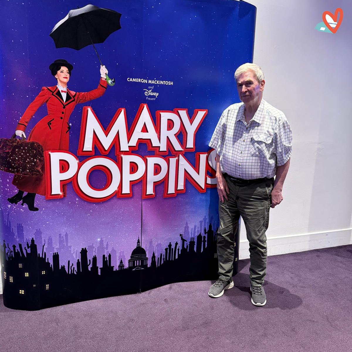 Lisieux Trust (@lisieuxtrust) on Twitter photo For the rest of the week, we'll be letting you in on some trips that many of the Residents, Tenants and Staff have been on just recently. We thought we'd start with this man. Peter went to Birmingham to watch Mary Poppins recently.
<a href="/MaryPoppins/">Mary Poppins Musical</a> <a href="/brumhippodrome/">Birmingham Hippodrome</a> For the rest of the week, we'll be letting you in on some trips that many of the Residents, Tenants and Staff have been on just recently. We thought we'd start with this man. Peter went to Birmingham to watch Mary Poppins recently.
<a href="/MaryPoppins/">Mary Poppins Musical</a> <a href="/brumhippodrome/">Birmingham Hippodrome</a>