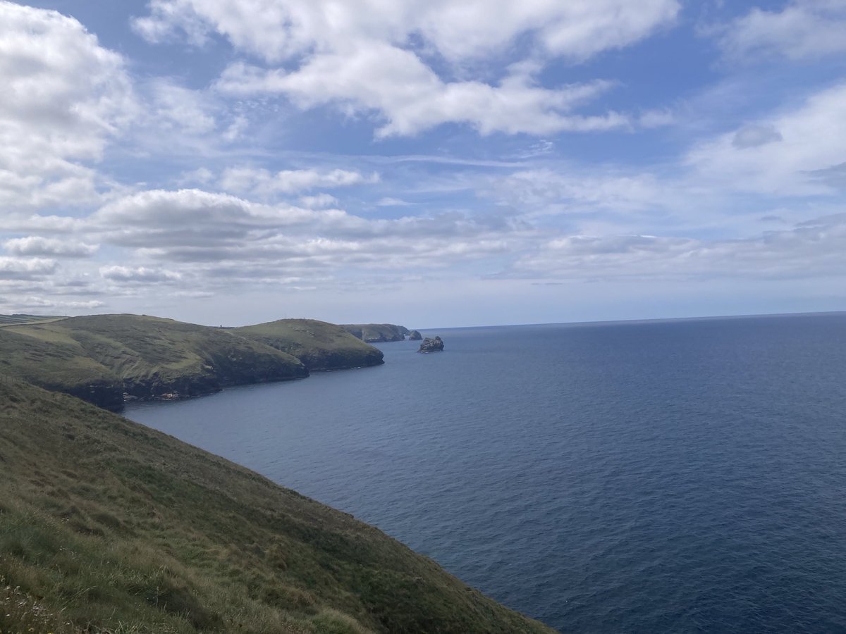Fab few days out with brother ⁦<a href="/spencerreed_/">SpencerReed.</a>⁩ @boscastle! Beautiful coastal walks. Even saw what I thought was a basking shark out to sea! Will find the video &amp; post.