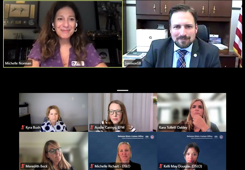 DASW_MCFP's tweet photo. Great EFMP roundtable! Thank you to the families and partners who shared their experiences. Your insight is vital as we work to improve support, ease PCS transitions and ensure every military family feels seen. #MilitaryFamilies #EFMP https://t.co/RcDJNw9shC