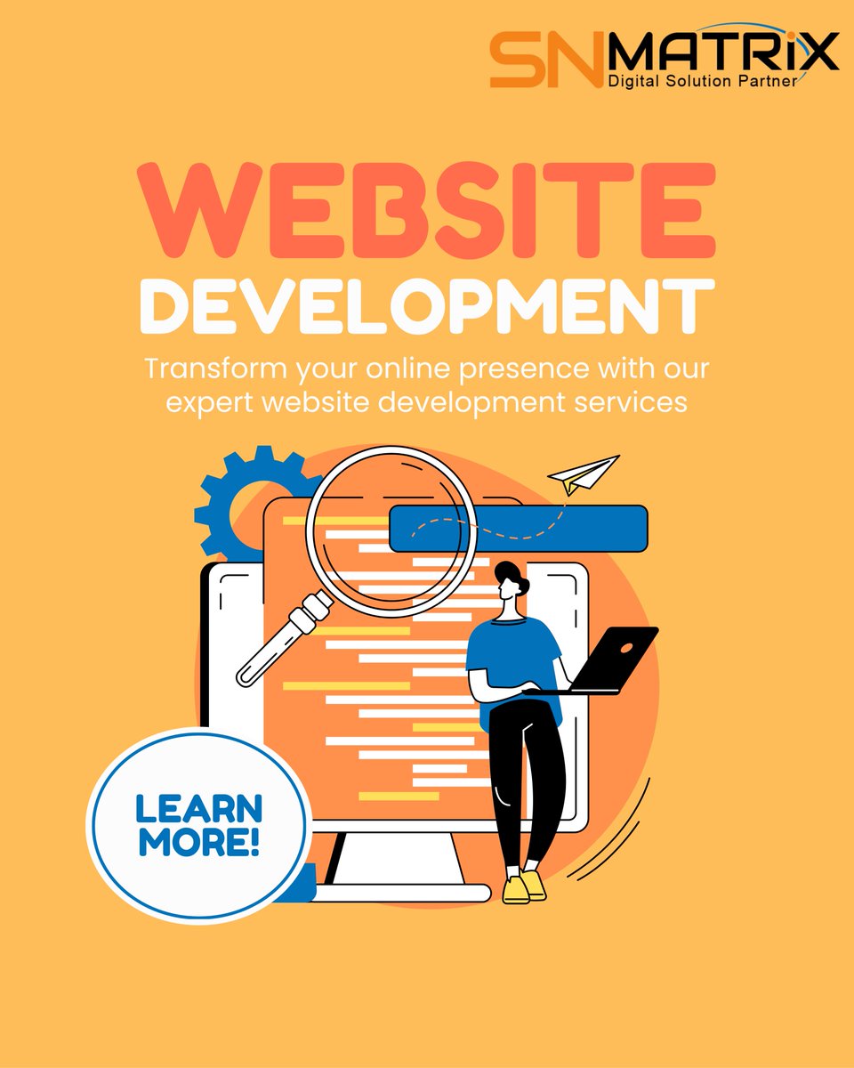 SnmatrixL's tweet photo. Looking to build powerful digital solutions?

At #SNMatrix, we create scalable web &amp; mobile apps, eCommerce platforms, and cloud-ready software tailored to your business.

https://t.co/GMARVaxsre
info@snmatrix.com

#WebDevelopment #AppDev #TechSolutions #SNMatrixSolutions https://t.co/XeagrXUiay