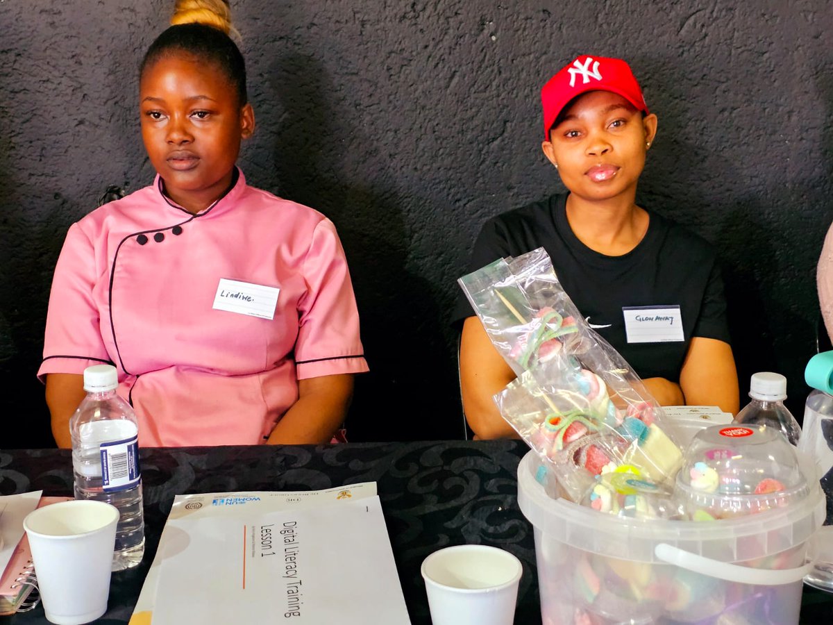 unwomenSA's tweet photo. This week our EntreprenHER team is in Blouberg training women entrepreneurs in marketing, costing, record-keeping and business planning, skills that will drive growth, resilience and innovation in their businesses.

#WomensMonth https://t.co/tcKpZ2UGMU