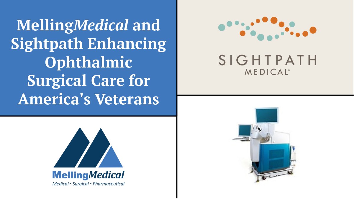 MellingMedical's tweet image. We're delighted to announce a new relationship that will help @sightpath deliver their customized ophthalmic surgical solutions for cataract &amp;amp; refractive surgery to America's veterans &amp;amp; active duty personnel. Read more here: mellingmedical.com/mellingmedical… #veteranshealth #ophthalmology