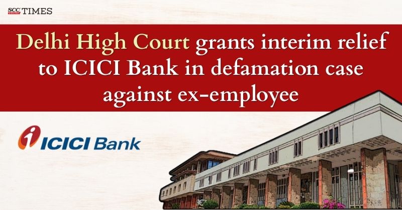 scconline_'s tweet photo. Delhi High Court grants interim relief to ICICI Bank in defamation case against ex-employee
#DelhiHighCourt #defamation #disparagingstatements #ICICIBank #injunctionindefamation #InterimInjunction #interimrelief #JusticeAmitBansal #scconline #SCC #legalnews #scctimes #legalblog