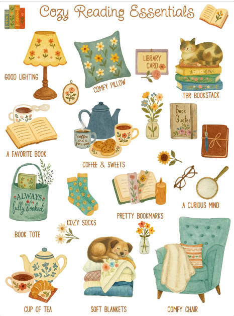 Booknerdia1's tweet photo. Ahhh...cozy posts with all of our favorite bookish essentials calm the soul.

#ReadingEssentials #CozyReading #BookishThings https://t.co/0DjWNTJNSZ