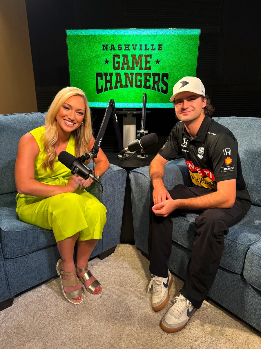 Nashville Game Changers (@ngamechangers) on Twitter photo Welcome Colton Herta🏎️
Excited to have the No.26 driver for Andretti Global join us as our guest this week to help us preview the upcoming Music City Grand Prix at <a href="/NashvilleSuperS/">Nashville Superspeedway</a> August 31st 🏁
Tune in NOW🎙️ flow.page/nashvillegamec… <a href="/FOXNashville/">FoxNashville</a> Welcome Colton Herta🏎️
Excited to have the No.26 driver for Andretti Global join us as our guest this week to help us preview the upcoming Music City Grand Prix at <a href="/NashvilleSuperS/">Nashville Superspeedway</a> August 31st 🏁
Tune in NOW🎙️ flow.page/nashvillegamec… <a href="/FOXNashville/">FoxNashville</a>