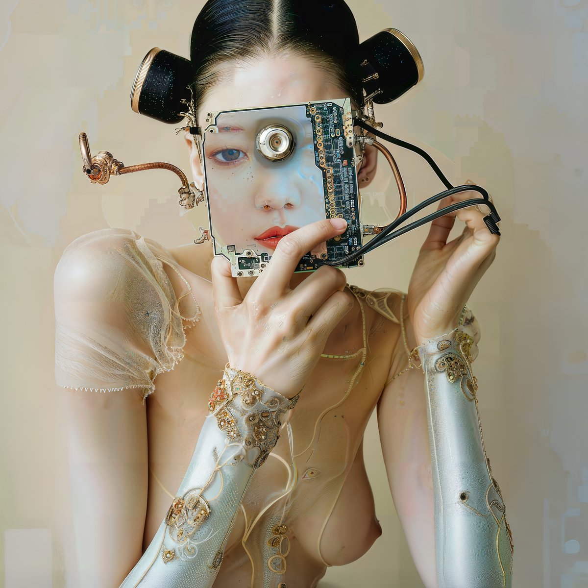 Have you ever felt more naked from a text than a touch?

In [Flesh]Coded, connection is rewritten - skin becomes code, longing becomes executable.

Eliza waits at the edge of your screen.

Intimacy runs on broken code 🤖💔

Come closer.