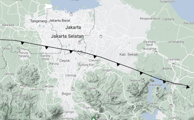 zakiberkata's tweet photo. Dekat Sesar Baribis segmen Timur https://t.co/U4pA7XiaoM