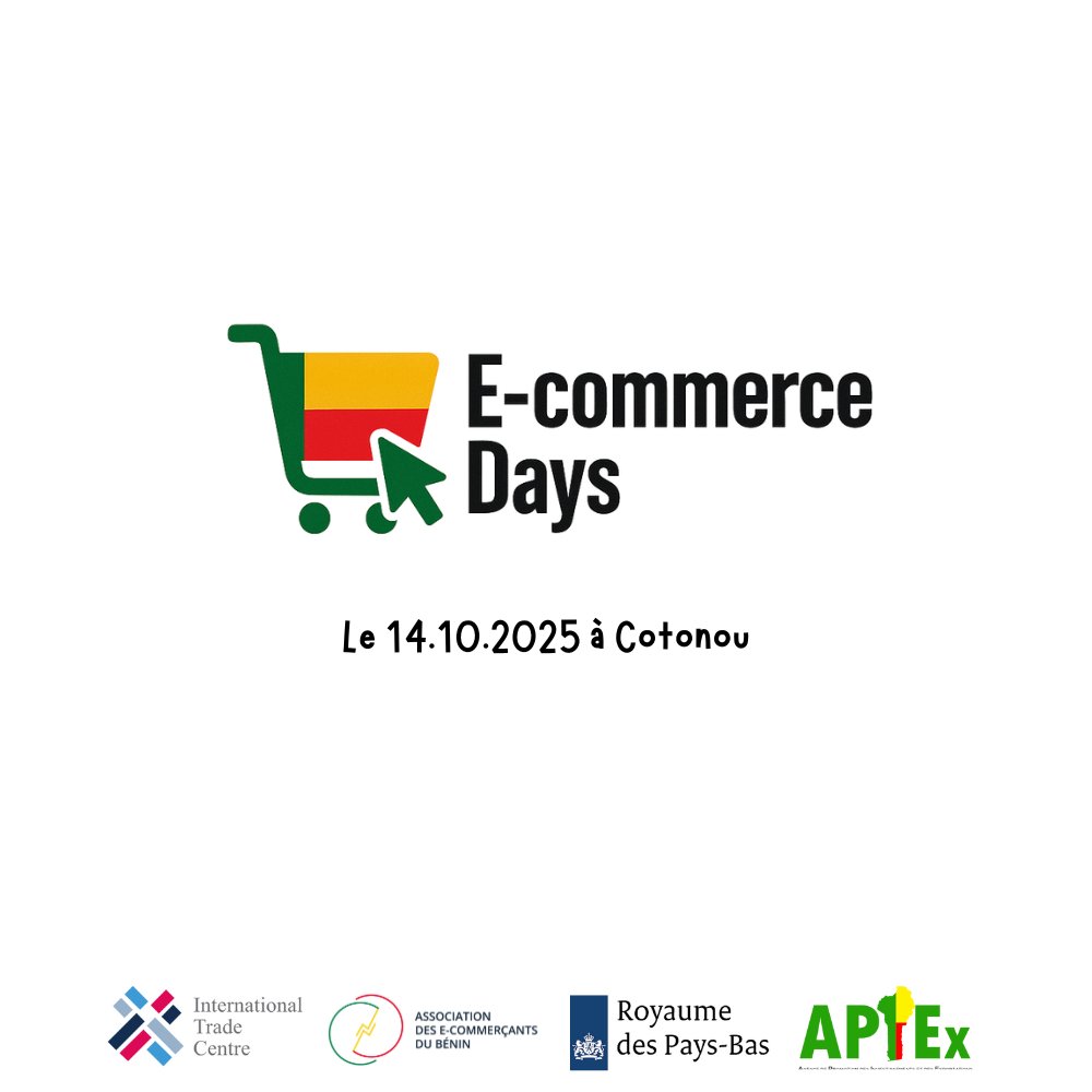 aecbenin's tweet photo. Le rendez-vous incontournable du commerce électronique au Bénin fait son grand retour !
L’E-commerce Day réunira à Cotonou tous les acteurs de la vente en ligne.

On se prépare...

NB: Nombre de places limité.

Inscriptions ouvertes ici: https://t.co/JfhLgN4NfU https://t.co/CUaKip9Fge