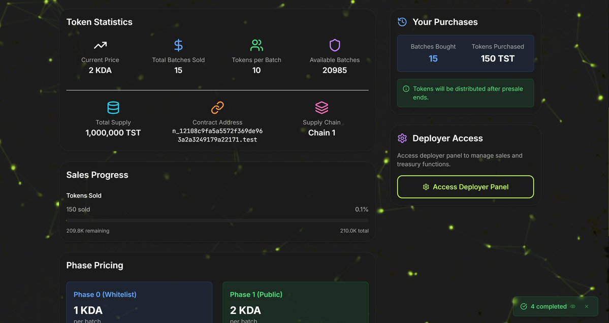 KadPad | Testnet Launch Soon 🚀 (@kadpad_official) on Twitter photo So a sales progress bar on the main sales page to make you feel more bullish? Put a little fomo before sales run out? 👀 If I get 25 likes and you get involved in the <a href="/HeronHeroesKDA/">Heron Heroes</a> telegram I will invite a few of you to test our dApp 😘 So a sales progress bar on the main sales page to make you feel more bullish? Put a little fomo before sales run out? 👀 If I get 25 likes and you get involved in the <a href="/HeronHeroesKDA/">Heron Heroes</a> telegram I will invite a few of you to test our dApp 😘