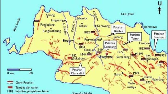 Peta gempa bumi bekasi 20 Agustus 2025