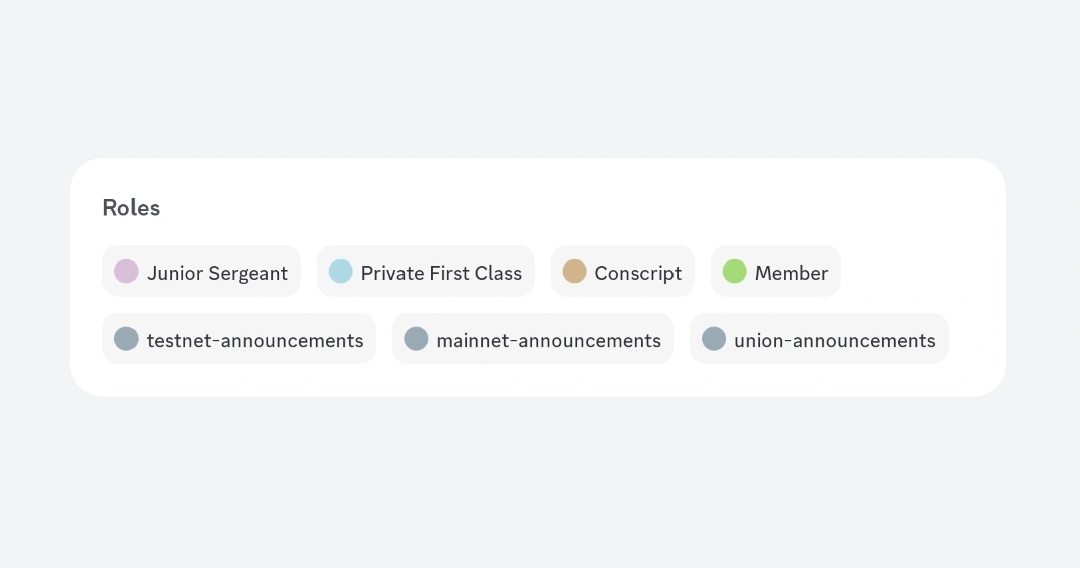 chockieee_'s tweet photo. Thank you for helping me @EkeClifford1 🫡 It's finally showed up. Hoping to add more roles before the mainnet or 📷.
Fam, how many roles do you have?
zkgm @union_build
#MadYaps #Union #UnionBuild #UnionLabs #KaitoAI #Yappers https://t.co/FjS5WssK5x