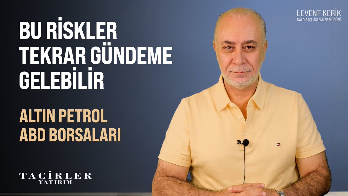 Yayın Linki: youtu.be/G-2EjlLovRs

Kaldıraçlı İşlemler Müdürümüz Levent Kerik ile son videomuzu kaçırmayın!

Tacirler Yatırım’ın Forex markası FXTCR’de hesap açmak için tıklayınız: linktr.ee/tacirleryatirim

#borsa #altın #dolar #fx