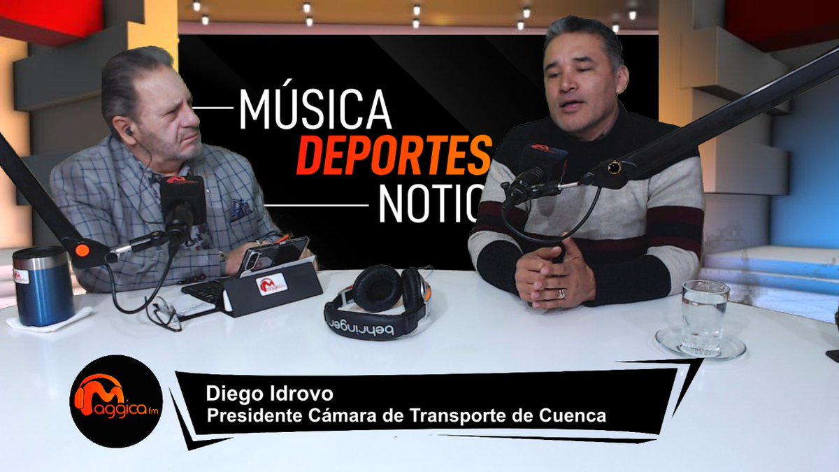 #NoticieroMundoenLínea 🌎
[EN VIVO] Nuestro invitado de hoy: Diego Idrovo Presidente de la Cámara de Transporte de Cuenca 

Tema: Tarifa de transporte 

#NoticieroMundoenLínea 
#TuMaggicaEstación 
#entrevista #noticias #Cuenca #Ecuador