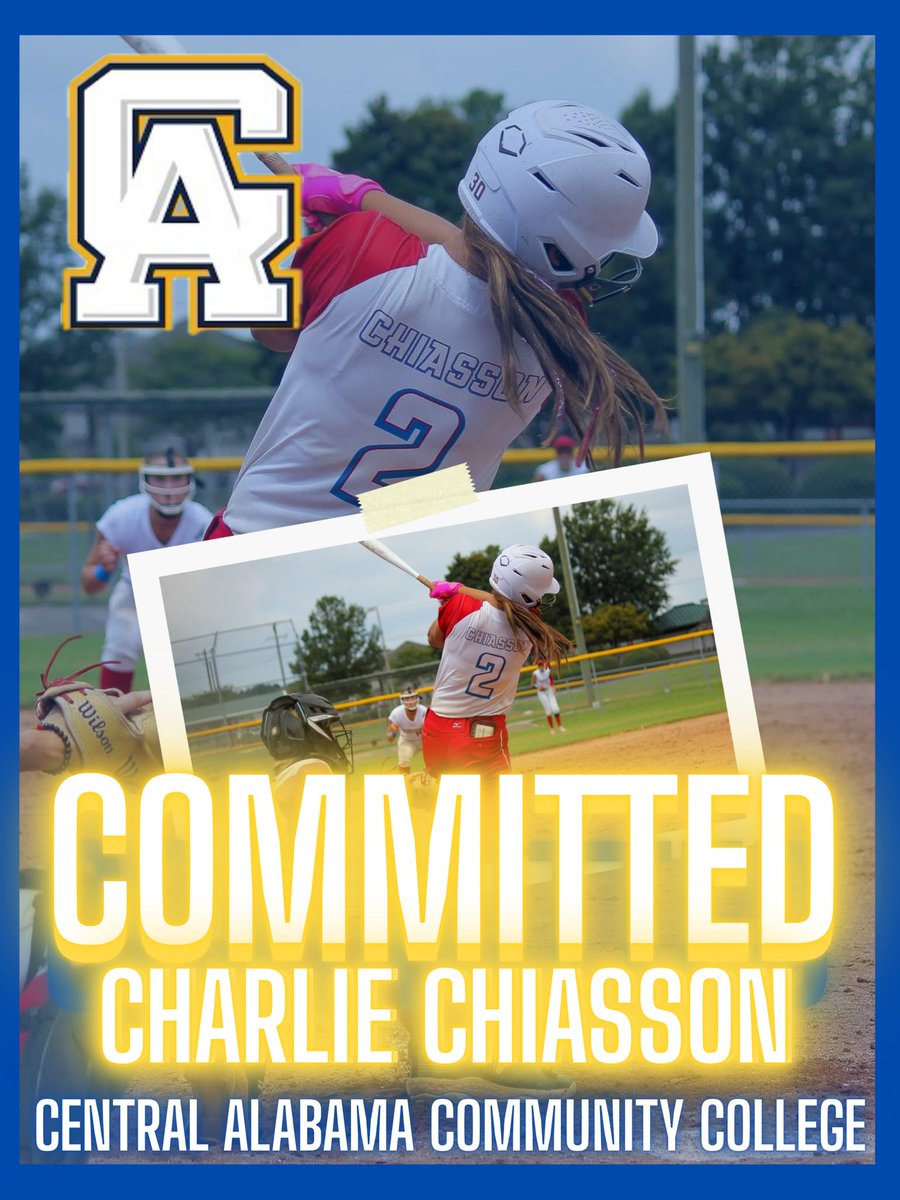Charlie Chiasson (@charliechiass26) on Twitter photo I’m excited to announce i’m committing to <a href="/CACC_Softball/">CACC Softball</a> for my athletic and academic journey! Thank you <a href="/GregShivers/">Greg Shivers</a> for allowing me to have this opportunity! Thank you to my coaches, teammates, God, and family for supporting me! Looking forward to what's ahead! Go Trojans! I’m excited to announce i’m committing to <a href="/CACC_Softball/">CACC Softball</a> for my athletic and academic journey! Thank you <a href="/GregShivers/">Greg Shivers</a> for allowing me to have this opportunity! Thank you to my coaches, teammates, God, and family for supporting me! Looking forward to what's ahead! Go Trojans!