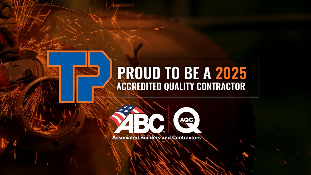 TP Mechanical (@tpmechanical) on Twitter photo We’re happy to share that TP Mechanical has once again been named an Accredited Quality Contractor by <a href="/ABCNational/">ABC National</a>, marking our second consecutive year earning this prestigious credential for our commitment to corporate responsibility. We’re happy to share that TP Mechanical has once again been named an Accredited Quality Contractor by <a href="/ABCNational/">ABC National</a>, marking our second consecutive year earning this prestigious credential for our commitment to corporate responsibility.
