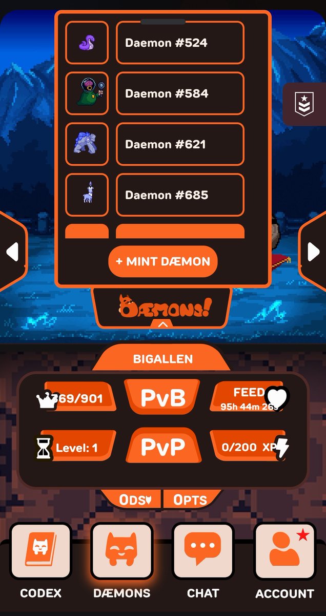 Lenzo_web3's tweet photo. GM  gamers ☀️🎮  
@daemons_gamefi mint is still LIVE and the rift is wide open!  

Summon your Dæmon, evolve your journey, and join the onchain revolution.  
Mint before it’s too late your companions won’t last forever.  

⚔️ https://t.co/VYktCgNYkZ  
#Dæmons #Web3Gaming #MintNow https://t.co/0HaF606Z1F