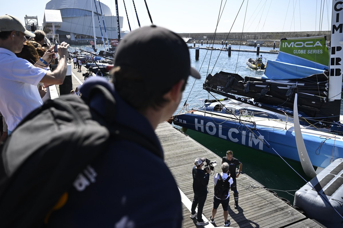 Timer's ON⏱

<a href="/TeamHolcimPRB/">Team PRB</a> has arrived in Matosinhos in 3️⃣rd after 2 days, 17 hours, 39 minutes, and 29 seconds at sea.

The clock is ticking: we have just three hours of boat prep, media interviews, and everything else during this Matosinhos 'fly-by' before racing continues.🇪🇸
