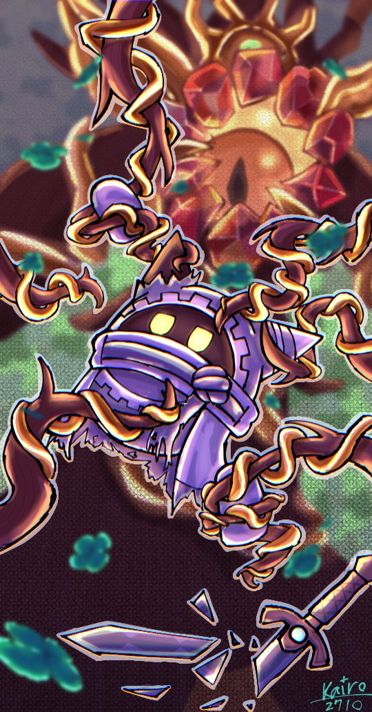 kairo_2710's tweet image. 果たされなかった贖罪
(過去絵再掲)(敗北if)