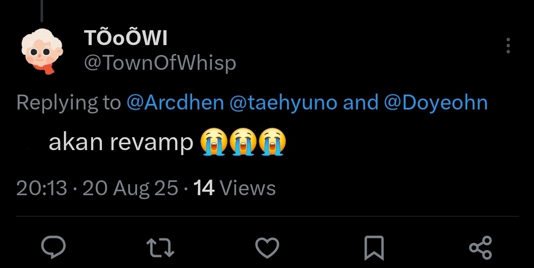 taehyuno's tweet photo. @TownOfWhisp @Arcdhen @Doyeohn Tweet yang benar ini ya teman-teman. 🙏🏻 https://t.co/6UoFzE1cj0