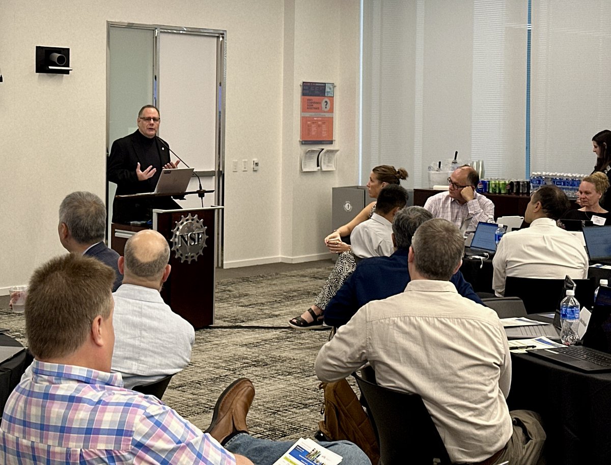 Kicking off the Precision Nutrition ERVA visioning event with opening remarks from <a href="/NSF/">U.S. National Science Foundation</a> Engineering’s Don Millard. Over 2 days, these thought leaders from across the nation will ideate and envision the next generation of engineering research directions on this important topic.