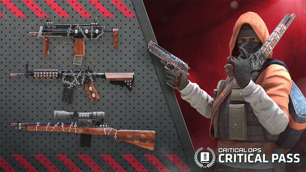 Rev up and ride into action!🏁⭐️

Unlock new rewards and gear up for the road ahead with Critical Pass: Biker 🏍️

Play, progress, and claim your rewards today!

#CriticalOps #CriticalPass #MobileFPS