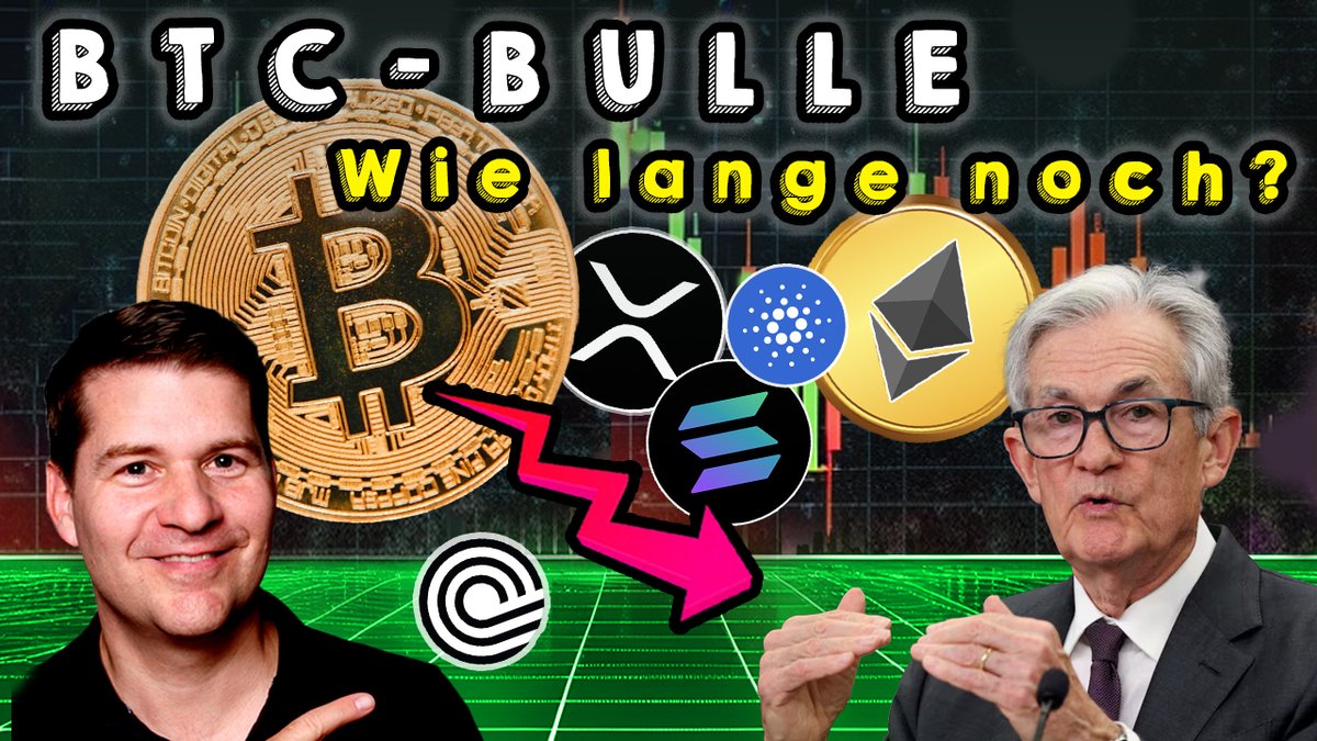 Video: Bitcoin Rücksetzer! Doch weiteres Top noch dieses Jahr? Charts #Bitcoin #ETH #XRP #ADA #SOL
youtube.com/watch?v=KGTOPz…
