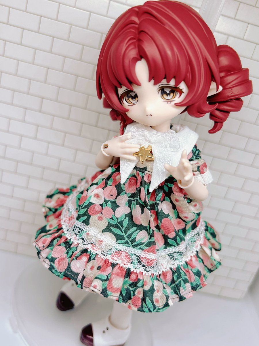 エトワールワンピースお迎えさせて頂きました〜！！！絶対フロロちゃんに着せようと思ってたのでめちゃくちゃ似合ってかわいい〜😭🙏✨
#mizuiroya