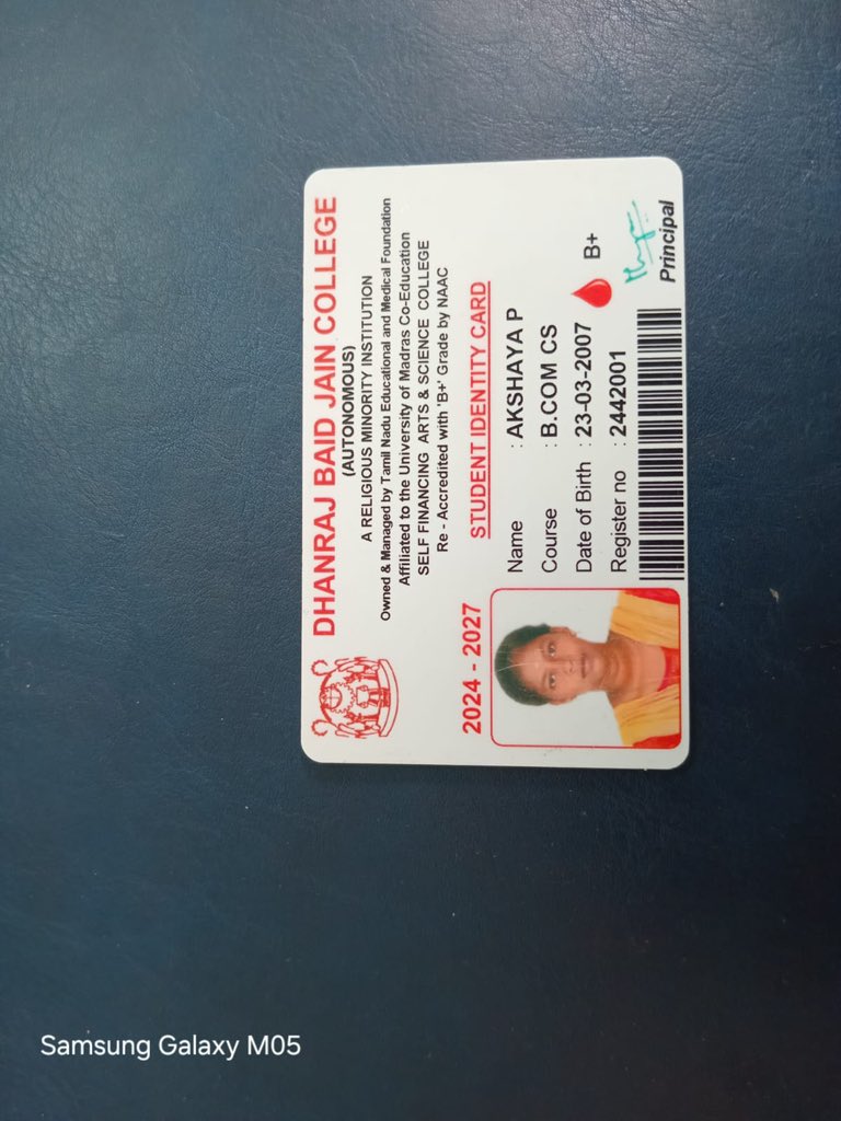 Fund raise request. 

Kind people of twitter. 

Akshaya P, studying B.Com CS in DB Jain college requests funds to pay her semester fees and continue education. Her father is a driver in our apartment and is a very honest and hardworking person. 

Attached all