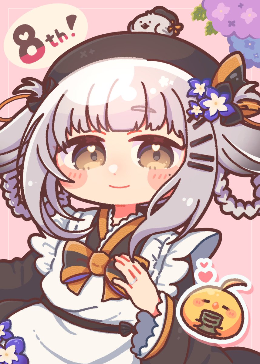 8周年おめでとうございます！🎉
これからも楽しくアズレンします！風雲ちゃんでお祝い〜！🥳
#アズールレーン
#アズレン8周年アート
<a href="/azurlane_staff/">アズールレーン公式</a>