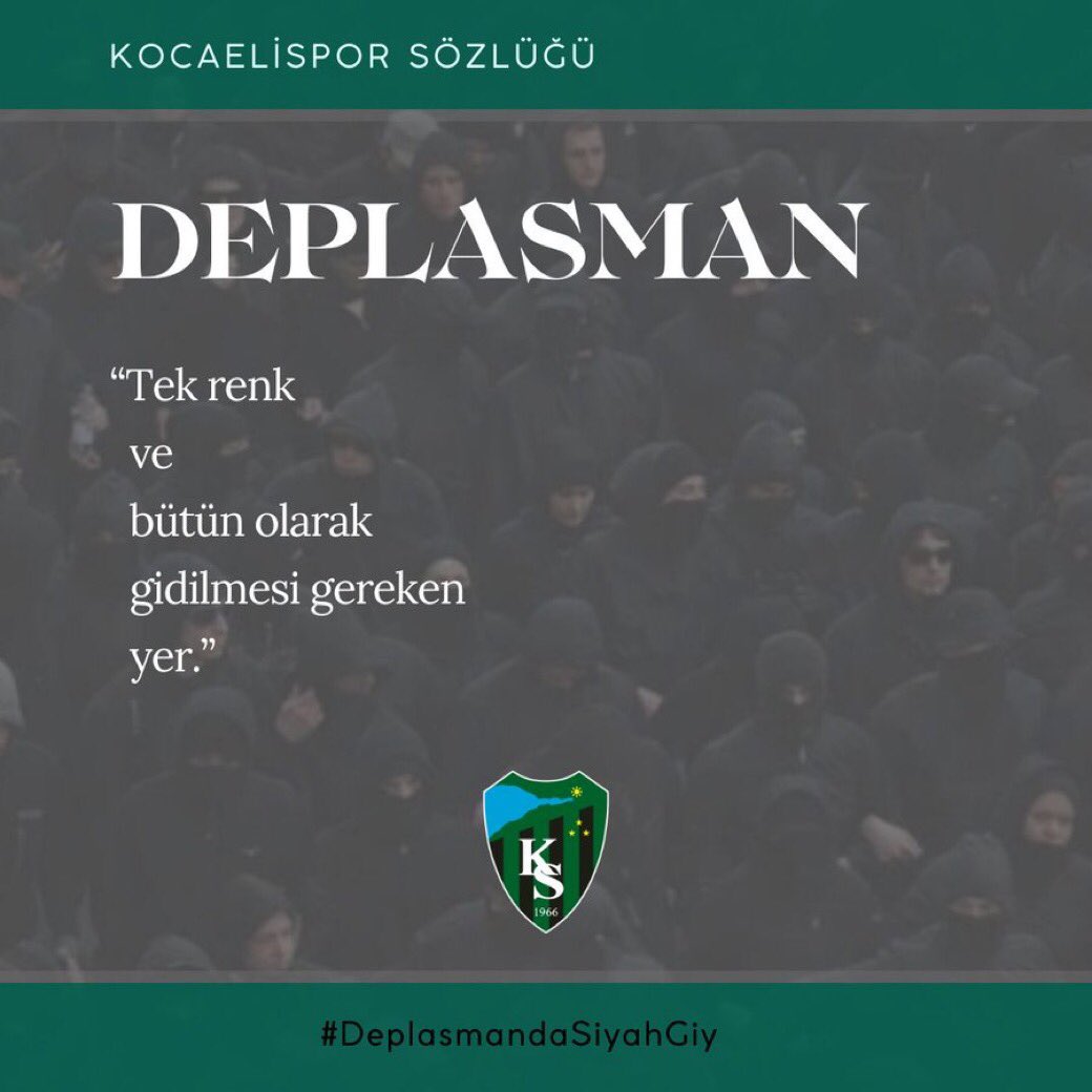 #DeplasmandaSiyahGiy