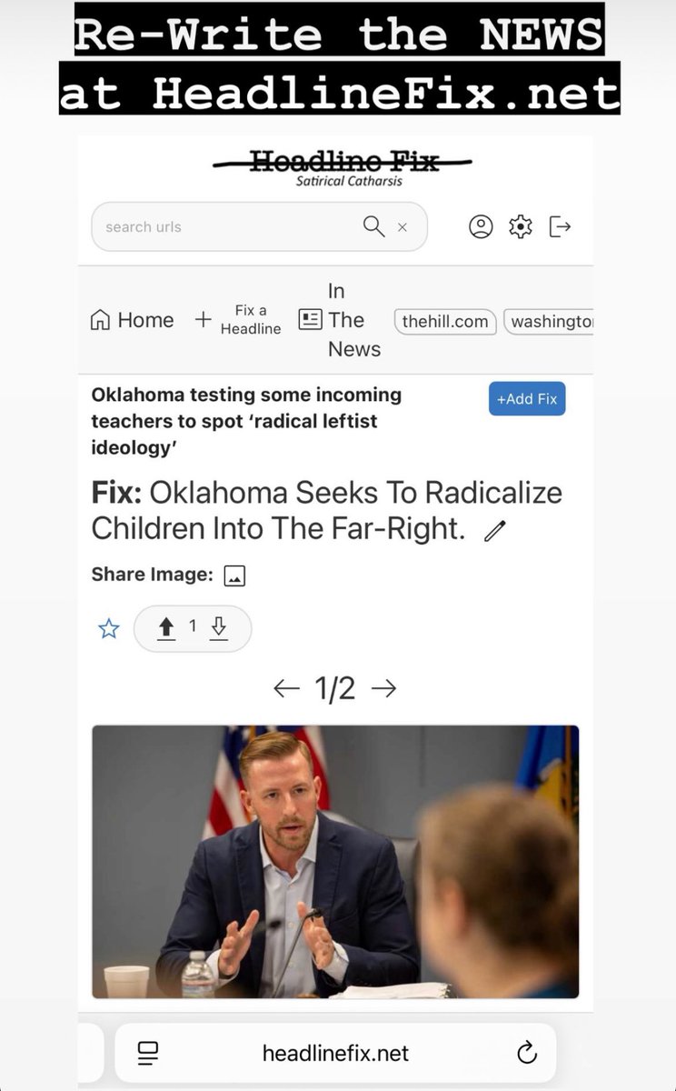 Fix the NEWS at HeadlineFix.net !