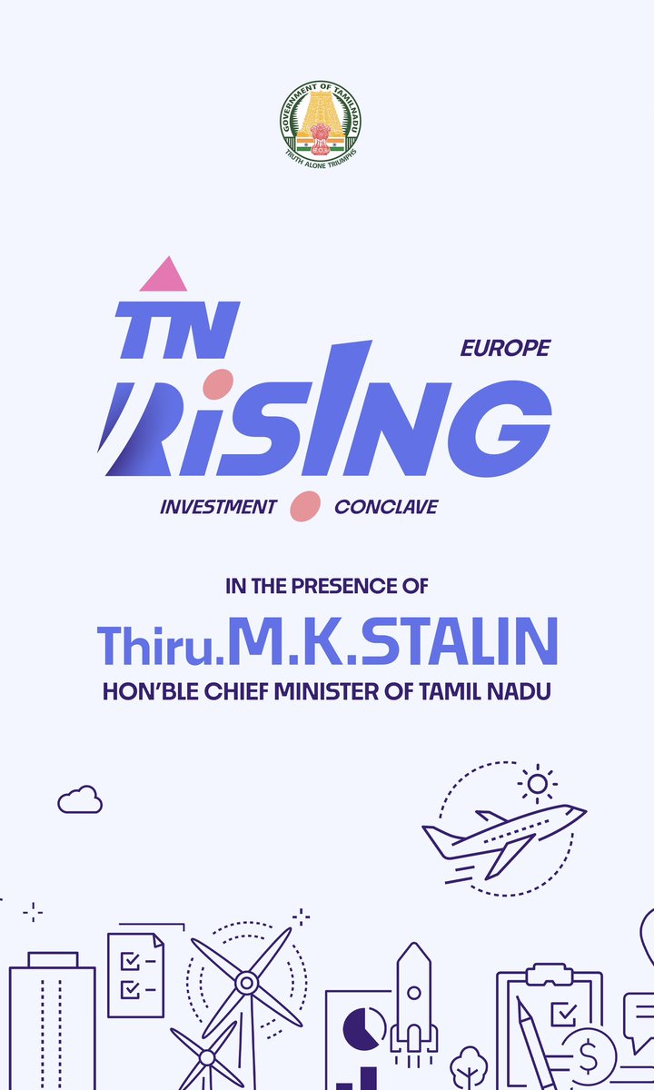Historic, Unprecedented, Unmatched ! 

Tamil Nadu’s industrial growth journey under Honourable @CMOTamilNadu Thiru. @MKStalin avargal continues to break records and set new benchmarks for the nation ! 

I am proud to share that we’ve achieved a 77% conversion rate on all the