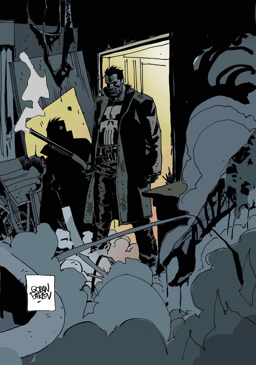 GoranParlov's tweet image. 20 years ago, Axel Alonso, the editor at Marvel, asked me if I could do few sketches for this character that...
I said I know the character.
.
This was the first sketch.